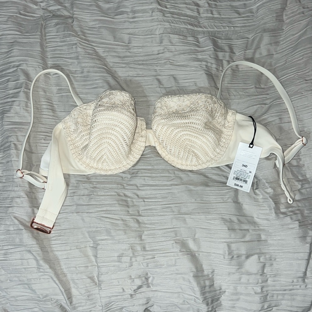 Women's Crochet Underwire Bikini Top | Shade & Shore | 34D